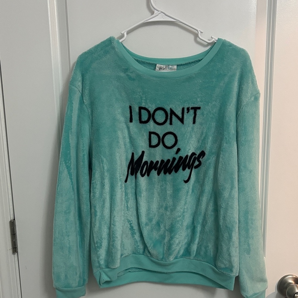 Just Be Teal Women's Crew Neck Sweater